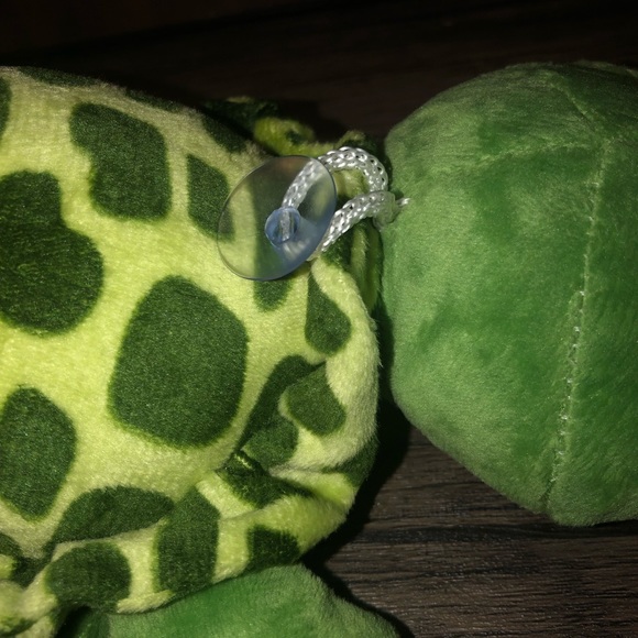 NWOT 9 inch Turtle Plush with suction cup - Picture 7 of 9